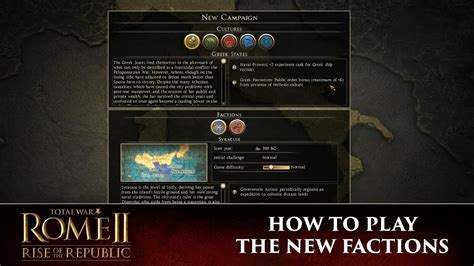 Rise of the Republic – Factions: How to play .